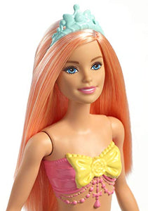 Barbie Dreamtopia, Bambola Sirena con Coda Arcobaleno e Capelli Corallo,... - Ilgrandebazar