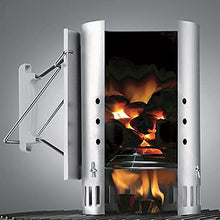 Carica l'immagine nel visualizzatore di Gallery, Totò Piccinni Ciminiera d’accensione Accendi Fuoco veloce per Carbonella Barbecue