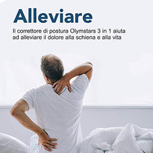 Carica l&#39;immagine nel visualizzatore di Gallery, Olymstars Correttore Posturale, Postura Schiena Uomo...