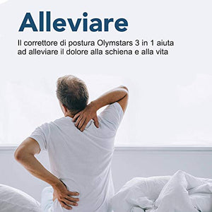 Olymstars Correttore Posturale, Postura Schiena Uomo...