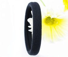 Carica l'immagine nel visualizzatore di Gallery, 30 Pezzi Grande Nero Elasticizzato Elastico Elastici per Capelli di one