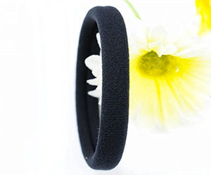 30 Pezzi Grande Nero Elasticizzato Elastico Elastici per Capelli di one - Ilgrandebazar