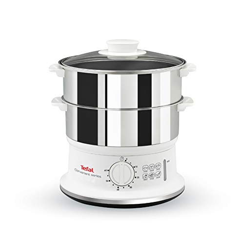 Tefal VC1451 Convenient Series Inox, Vaporiera in Acciaio Timer con... - Ilgrandebazar