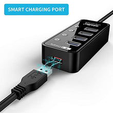 Carica l&#39;immagine nel visualizzatore di Gallery, Atolla Hub USB 3.0 Sdoppiatore Duplicatore USB3-4 porte e 1 porta di...