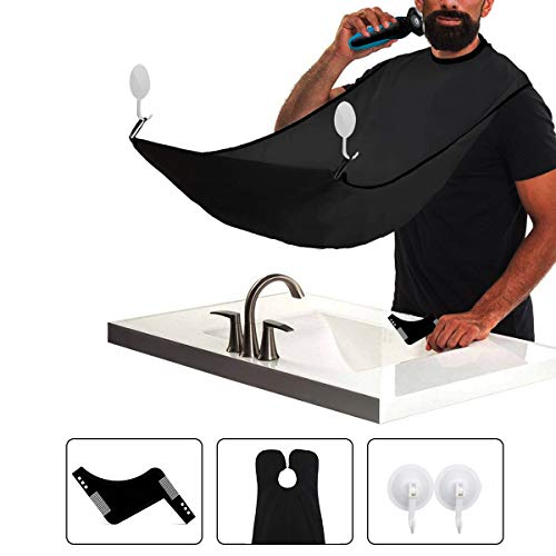 BeYself Barba Grembiule, Capo e Rasatura Pettine Professionale Nero - Ilgrandebazar