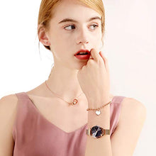 Carica l&#39;immagine nel visualizzatore di Gallery, RORIOS Fashion Donna Shining Cielo Stellato Dial Orologi da Polso Band Oro A - Ilgrandebazar