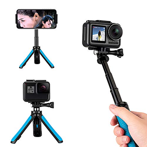 TELESIN - Treppiede allungabile per selfie, asta telescopica GoPro Hero...