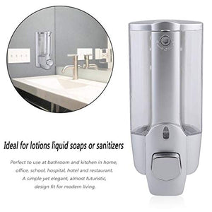 Dispenser di Sapone da Parete, 350ml Cucina Bagno White - Ilgrandebazar