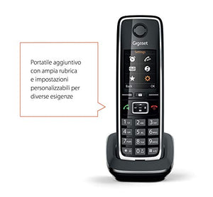 Gigaset C560 Duo - Due Telefoni Cordless per chiamate tra interni, Nero - Ilgrandebazar