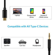 Carica l&#39;immagine nel visualizzatore di Gallery, USB C a 3,5 mm jack audio Aux Cavo, 1,4 M adattatore Tipo C cavo per...