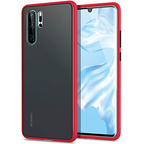 YATWIN Serie Antiurto, Cover Compatibile per Huawei P30 PRO, Custodia Rosso