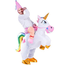 Carica l&#39;immagine nel visualizzatore di Gallery, Tacobear Adulto Gonfiabile Unicorno Costume per Halloween...