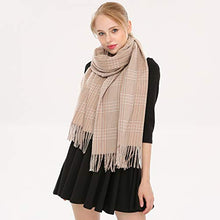 Carica l'immagine nel visualizzatore di Gallery, Longwu Donna Morbida sciarpa in lana di cashmere Grande scalda Pashminas 06# - Ilgrandebazar