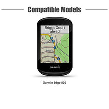 Carica l&#39;immagine nel visualizzatore di Gallery, TUSITA Custodia per Garmin Edge 830 - Cover protettiva in silicone NERO