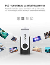 Carica l'immagine nel visualizzatore di Gallery, Netac 64G Chiavetta USB 3.0，Rotazione a 360 ° Pen Drive，USB 64 GB, 3.0