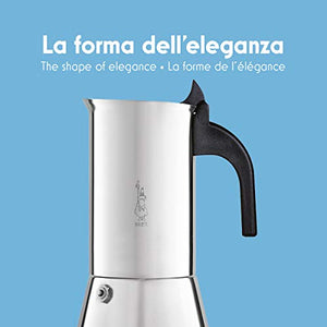 Bialetti 0001698 Venus Caffettiera, 2 Tazze, Acciaio 2 Tazze - Ilgrandebazar