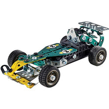 Carica l&#39;immagine nel visualizzatore di Gallery, MECCANO by Erector 5 in 1 Roadster Pull Back Car Building Kit, STEM 175 pezzi - Ilgrandebazar