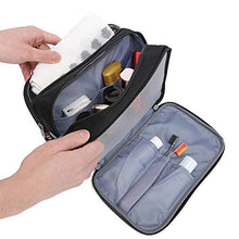 Carica l&#39;immagine nel visualizzatore di Gallery, Beauty Case da Viaggio Impermeabile, Boic Borsa Toilette con Manico, Nero