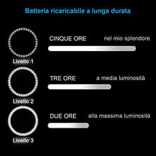 Carica l'immagine nel visualizzatore di Gallery, Diyife Selfie Ring Light, [Ultima Versione] Ricaricabile Luce Dell'Anello Selfie 3 Livelli di Luminosità 36 LED con Clip di Regolazione su Telefono Cellulare per Youtube, Facebook, Live Stream,ECC