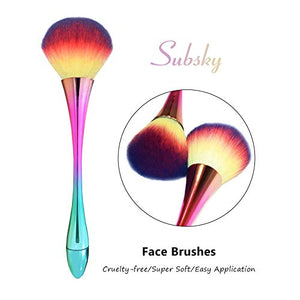 Subsky pennello professionale per make up,ideale fard e cipria,forma B