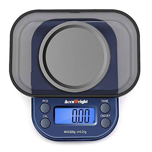 ACCUWEIGHT 255 Mini Bilancia di Precisione Digitale per Cucina 300g/0. –