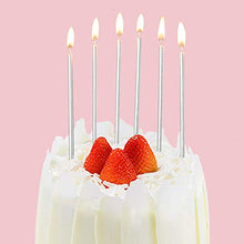 Carica l'immagine nel visualizzatore di Gallery, YFOX 24 candeline per Decorare Torte e Feste di Silver