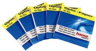 HAMA Carta ottica per pulizia lenti (5 set) - Ilgrandebazar