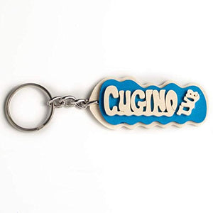 Portachiavi in legno fatto a mano personalizzato con la scritta Cugino TVB,... - Ilgrandebazar