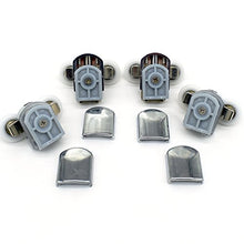 Carica l'immagine nel visualizzatore di Gallery, Set di 4 rotelle per la porta della doccia, 23 mm diametro, strumenti di...