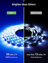 Carica l'immagine nel visualizzatore di Gallery, LE Striscia LED RGB 5M WiFi Intelligente, Striscia di Luci LED 16 Milioni Colori, Controllo da APP e Telecomando, Compatibile con Alexa/Google Home, Smart Strisce LED per TV, Bar, Feste, Casa