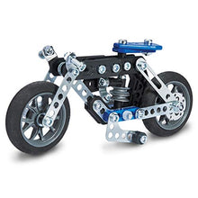 Carica l&#39;immagine nel visualizzatore di Gallery, MECCANO- Set 5 Modelli Motocicletta, Pezzi in Metallo, 174, 6036044 - Ilgrandebazar