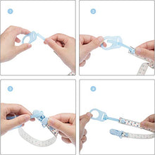 Carica l&#39;immagine nel visualizzatore di Gallery, HBselect 5 PCS Catenella Portaciuccio con Adattatore Ciuccio 33cm+4.8x3cm 5pz - Ilgrandebazar