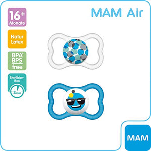 MAM 217111 - Ciuccio "Air" in lattice per maschietti dai 16 mesi su,... - Ilgrandebazar