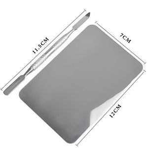 CFtrum Palette In Acciaio Inox Con La Spatola Strumento Cosmetici... - Ilgrandebazar