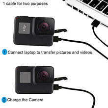 Carica l&#39;immagine nel visualizzatore di Gallery, Suptig Cavo di ricarica tipo C per Gopro Hero 7 Black 7 Silver...
