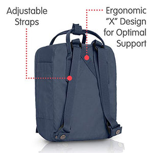 Fjällräven Kånken Mini Zaino Unisex Grigio (Graphite/Un Blue)
