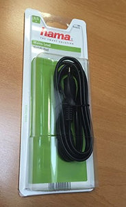 HAMA Cavo di collegamento alla rete elettrica spina 10A 1,5 m, nero