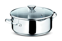 Carica l&#39;immagine nel visualizzatore di Gallery, Lagostina Set Smart 9 Pezzi, Acciaio Inossidabile, Argento, 22 cm - Ilgrandebazar