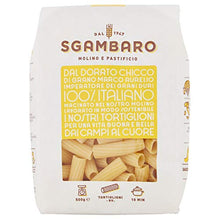 Carica l'immagine nel visualizzatore di Gallery, Pasta Sgambaro - Tortiglioni N. 89 - 100% grano duro italiano - 500 gr