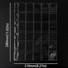 Carica l&#39;immagine nel visualizzatore di Gallery, Stamp Pocket Pages - 30 Pocket/Page 30 Pocket(35mm X 35mm Each Pocket)
