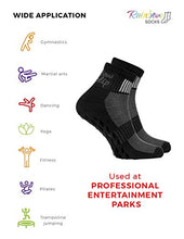 Carica l&#39;immagine nel visualizzatore di Gallery, Rainbow Socks - Donna Uomo Sportive Calze Antiscivolo ABS di 42/43, 2 X Nero - Ilgrandebazar