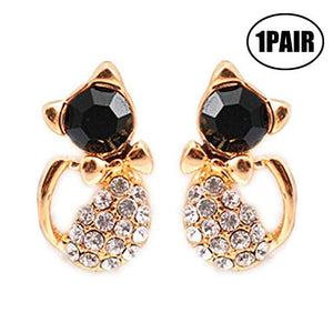 LEEQ Orecchini di Strass con in Argento 925 da Donna encantadoras（Style 5） - Ilgrandebazar