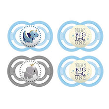 Carica l&#39;immagine nel visualizzatore di Gallery, MAM Day &amp; Night - Set di 4 ciucci Perfect e 2 16+ Monate, Blu - Elefante