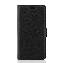 Carica l&#39;immagine nel visualizzatore di Gallery, Moonmini Galaxy J5 (2016) J510 Custodia Cover PU Portafoglio Pelle Libro Nero