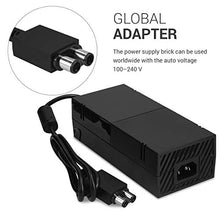 Carica l&#39;immagine nel visualizzatore di Gallery, kwmobile Alimentatore per Xbox One di ricambio - Cavo alimentazione Nero