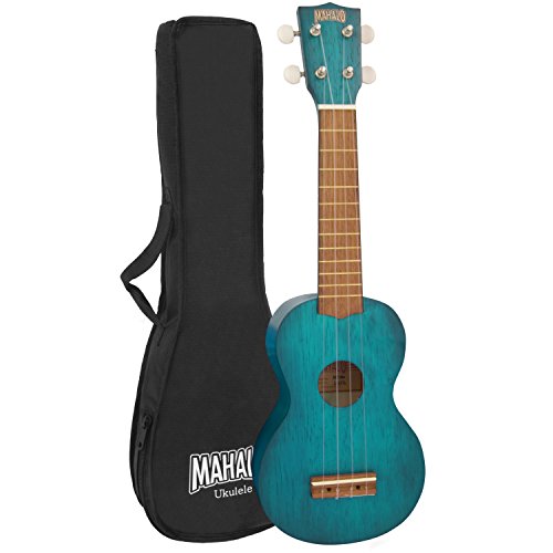 Mahalo ukulele soprano 2500, della serie Kahiko 21.0 Blue - Ilgrandebazar