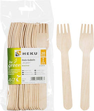 Carica l&#39;immagine nel visualizzatore di Gallery, HEKU 30011-01: Set bio usa e getta con piatti Ø 23 cm, coltelli, forchette e... - Ilgrandebazar