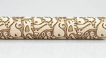 Carica l&#39;immagine nel visualizzatore di Gallery, LeonardiWood Mattarello decorativo Gli Animali Del Bosco 25 cm - Ilgrandebazar
