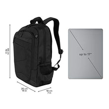 Carica l&#39;immagine nel visualizzatore di Gallery, Tucano Lato Zaino per MacBook PRO e Notebook Fino a 17&quot; [PC] Nero