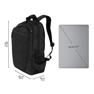 Tucano Lato Zaino per MacBook PRO e Notebook Fino a 17" [PC] Nero